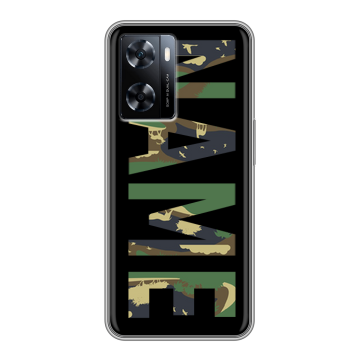 Силиконовый чехол на OnePlus Nord N20 SE с принтом NAME