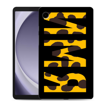 Силиконовый чехол на Samsung Galaxy Tab A9 с принтом ИМЯ