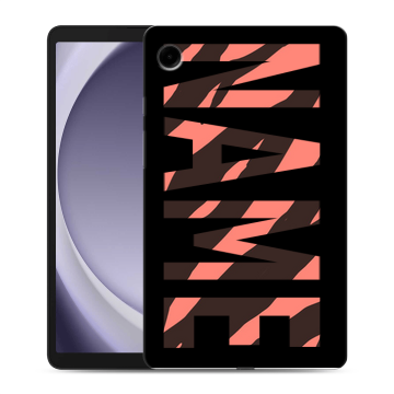 Силиконовый чехол на Samsung Galaxy Tab A9 с принтом NAME