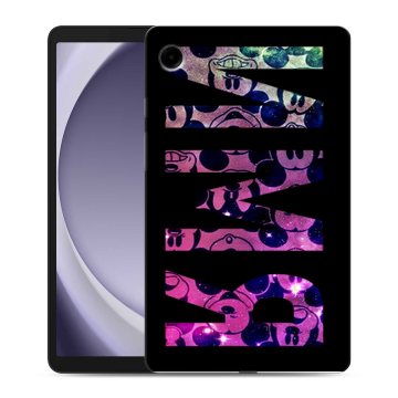 Силиконовый чехол на Samsung Galaxy Tab A9 с принтом ИМЯ