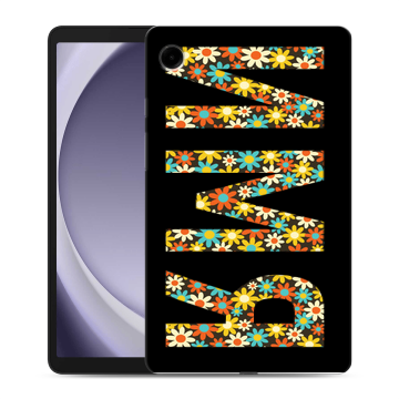 Силиконовый чехол на Samsung Galaxy Tab A9 с принтом ИМЯ