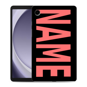 Силиконовый чехол на Samsung Galaxy Tab A9 с принтом NAME