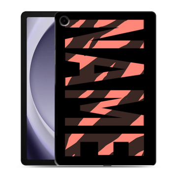 Силиконовый чехол на Samsung Galaxy Tab A9 Plus с принтом NAME