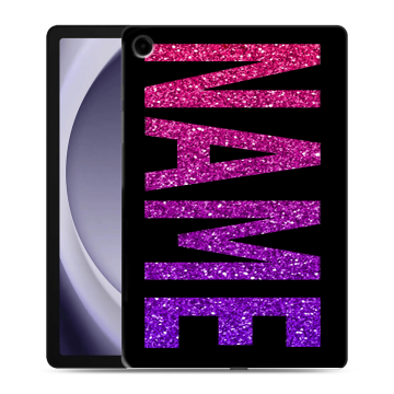 Силиконовый чехол на Samsung Galaxy Tab A9 Plus с принтом NAME