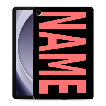 Силиконовый чехол на Samsung Galaxy Tab A9 Plus с принтом NAME