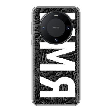 Силиконовый чехол на Huawei Mate 60 Pro с принтом ИМЯ