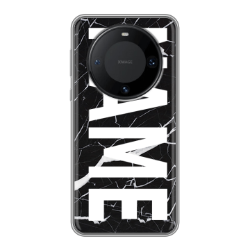 Силиконовый чехол на Huawei Mate 60 Pro с принтом NAME