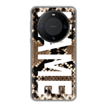 Силиконовый чехол на Huawei Mate 60 Pro с принтом NAME