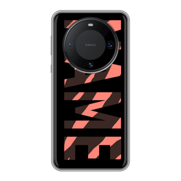 Силиконовый чехол на Huawei Mate 60 Pro с принтом NAME