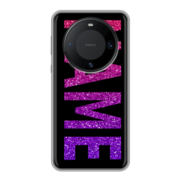 Силиконовый чехол на Huawei Mate 60 Pro с принтом NAME