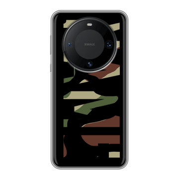 Силиконовый чехол на Huawei Mate 60 Pro с принтом NAME