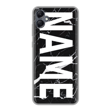 Силиконовый чехол на Samsung Galaxy A05 с принтом NAME