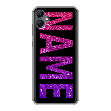 Силиконовый чехол на Samsung Galaxy A05 с принтом NAME