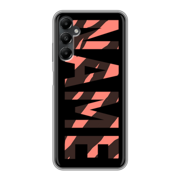 Силиконовый чехол на Samsung Galaxy A05s с принтом NAME