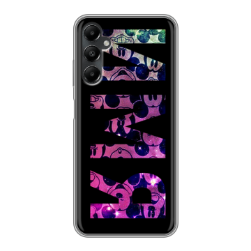 Силиконовый чехол на Samsung Galaxy A05s с принтом ИМЯ