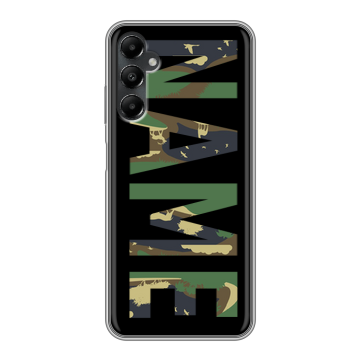 Силиконовый чехол на Samsung Galaxy A05s с принтом NAME