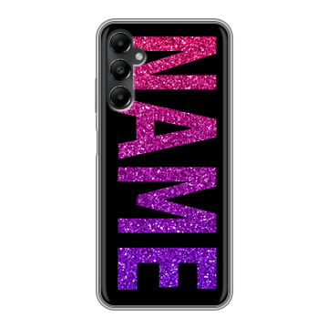 Силиконовый чехол на Samsung Galaxy A05s с принтом NAME