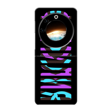 Пластиковый чехол на Tecno Phantom V Flip с принтом ФАМИЛИЯ
