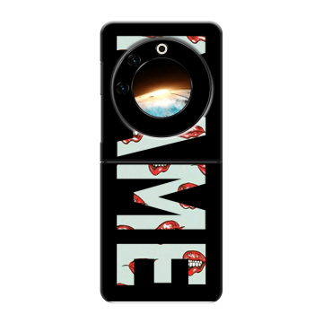 Пластиковый чехол на Tecno Phantom V Flip с принтом NAME