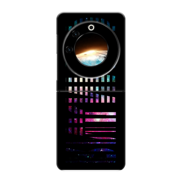 Пластиковый чехол на Tecno Phantom V Flip с принтом ФАМИЛИЯ