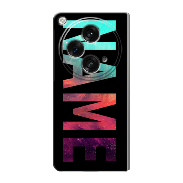 Пластиковый чехол на OPPO Find N3 с принтом NAME