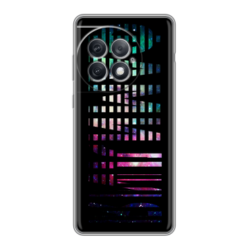 Силиконовый чехол на OnePlus Ace 2 Pro с принтом ФАМИЛИЯ
