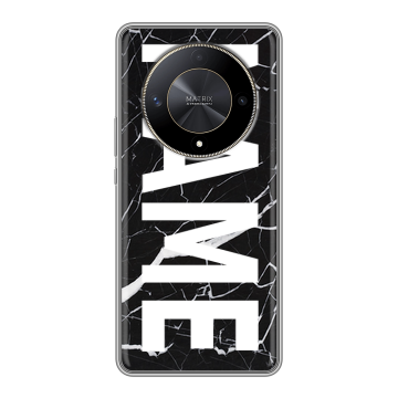 Силиконовый чехол на Huawei Honor X9b с принтом NAME