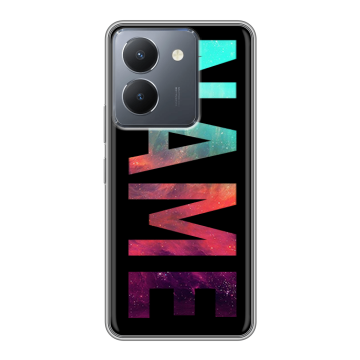 Силиконовый чехол на Vivo Y27s с принтом NAME