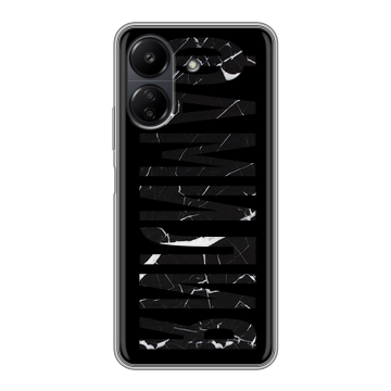Силиконовый чехол на Xiaomi RedMi 13C с принтом ФАМИЛИЯ