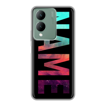 Силиконовый чехол на Vivo Y17s с принтом NAME