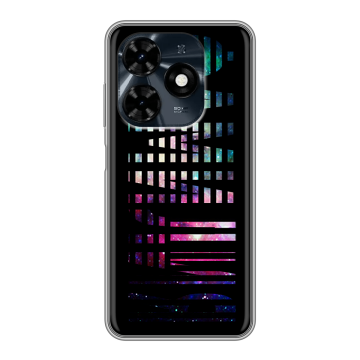 Силиконовый чехол на Tecno Spark 20C с принтом ФАМИЛИЯ