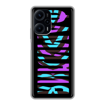 Силиконовый чехол на Xiaomi RedMi Note 12 Turbo с принтом ФАМИЛИЯ