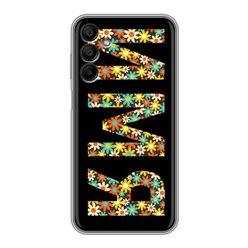Силиконовый чехол на Samsung Galaxy A15 с принтом ИМЯ