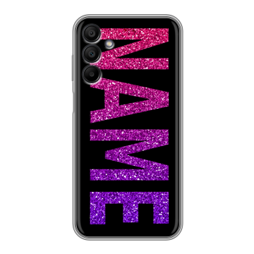 Силиконовый чехол на Samsung Galaxy A15 с принтом NAME