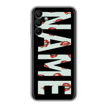 Силиконовый чехол на Samsung Galaxy A15 с принтом NAME