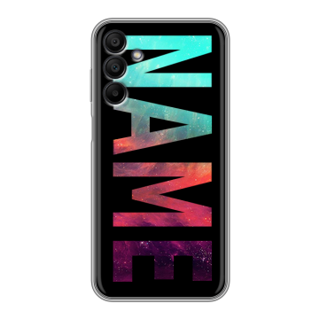 Силиконовый чехол на Samsung Galaxy A15 с принтом NAME