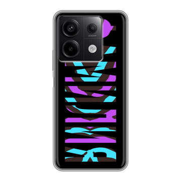 Силиконовый чехол на Xiaomi Redmi Note 13 5G с принтом ФАМИЛИЯ