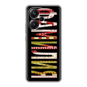 Силиконовый чехол на Xiaomi Redmi Note 13 Pro Plus с принтом ФАМИЛИЯ
