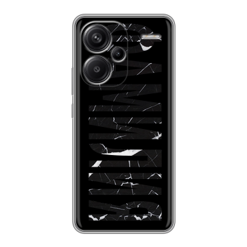 Силиконовый чехол на Xiaomi Redmi Note 13 Pro Plus с принтом ФАМИЛИЯ