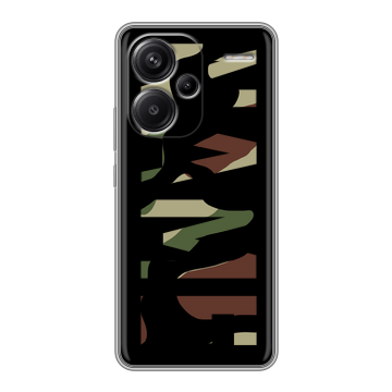 Силиконовый чехол на Xiaomi Redmi Note 13 Pro Plus с принтом NAME