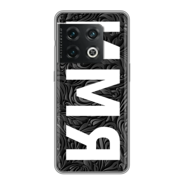 Силиконовый чехол на OnePlus 10 Pro с принтом ИМЯ