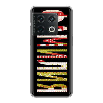 Силиконовый чехол на OnePlus 10 Pro с принтом ФАМИЛИЯ