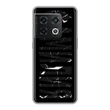 Силиконовый чехол на OnePlus 10 Pro с принтом ФАМИЛИЯ