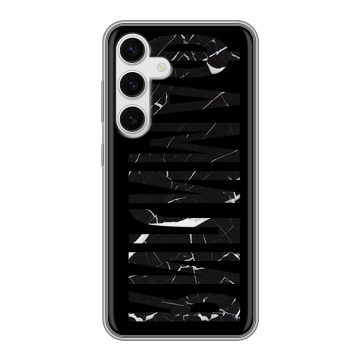 Силиконовый чехол на Samsung Galaxy S24 с принтом ФАМИЛИЯ