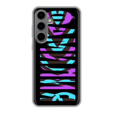Силиконовый чехол на Samsung Galaxy S24 Plus с принтом ФАМИЛИЯ
