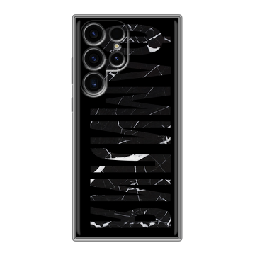 Силиконовый чехол на Samsung Galaxy S24 Ultra с принтом ФАМИЛИЯ