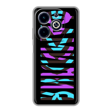 Силиконовый чехол на Infinix Hot 40i с принтом ФАМИЛИЯ