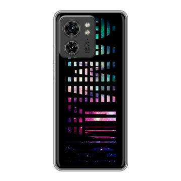 Силиконовый чехол на Motorola Edge 40 с принтом ФАМИЛИЯ