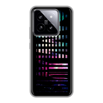 Силиконовый чехол на Xiaomi 14 с принтом ФАМИЛИЯ