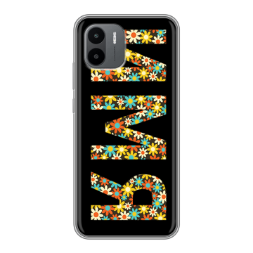 Силиконовый чехол на Xiaomi Redmi A2 с принтом ИМЯ